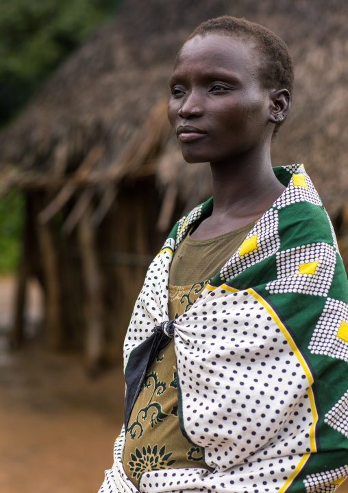 Portrait of a Larim tribe woman, Boya Mountains, Imatong, South Sudan