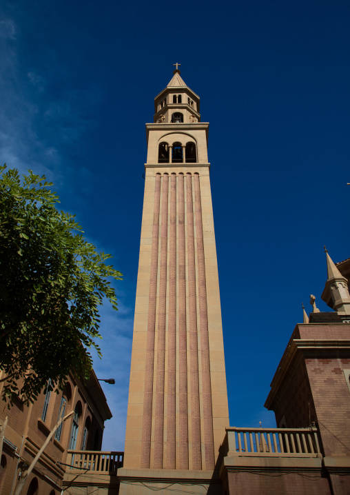 Campanile of st Matthew cathedral built by italian architects, Khartoum State, Khartoum, Sudan