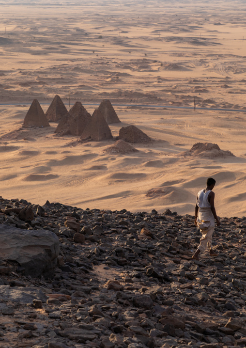 The meroitic pyramids of jebel Barkal, Northern State, Karima, Sudan