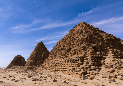Royal pyramids of nubian kings, Northern State, Nuri, Sudan