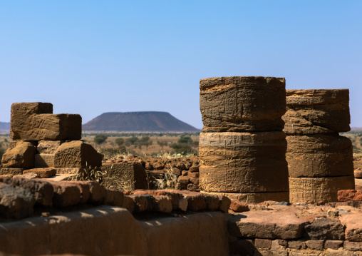 Amun temple columns, Nubia, Naqa, Sudan