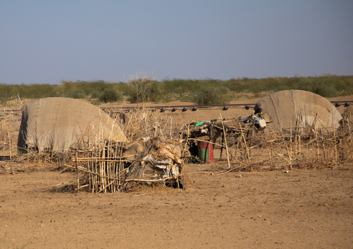 Traditional Beja tribe village, Kassala State, Kassala, Sudan