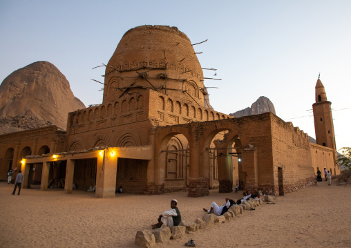 Khatmiyah mosque and the tomb of Hassan al Mirghani at the base of the Taka mountains, Kassala State, Kassala, Sudan