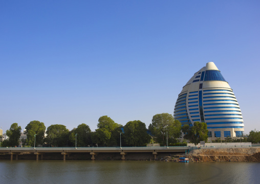 Sudan, Khartoum State, Khartoum, corinthia hotel on river nile