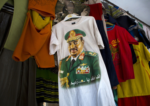 Sudan, Northern Province, Dongola, omar el-bechir tshirt