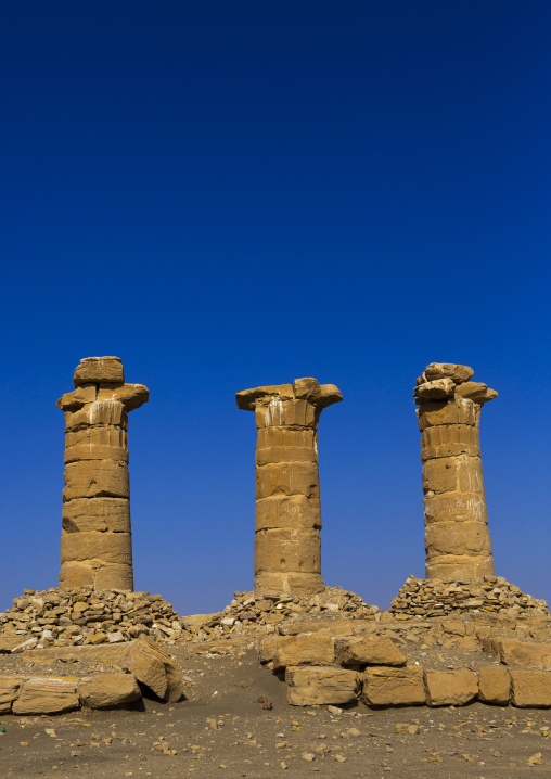 Sudan, Northern Province, Delgo, new kingdom fort and aten temple of sesebi built by amenophis iv