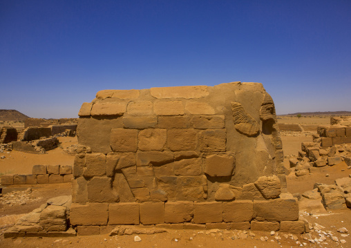 Sudan, Khartoum State, Musawwarat es-Sufra, the elephant temple at musawwarat es-sufra