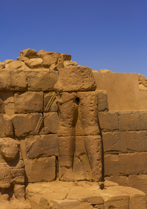 Sudan, Nubia, Naga, ruins of the central temple