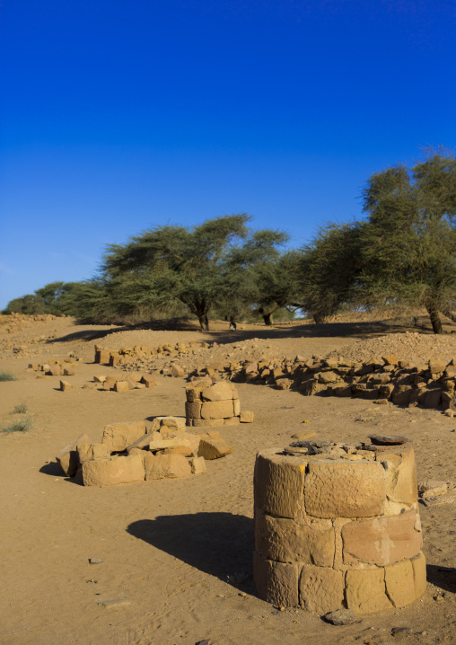 Sudan, Kush, Meroe, amun temple in the royal city of meroe