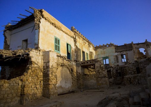 Sudan, Port Sudan, Suakin, ruined ottoman coral buildings