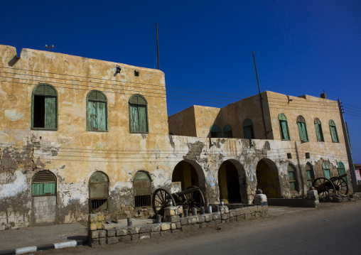 Sudan, Port Sudan, Suakin, old building on mainland