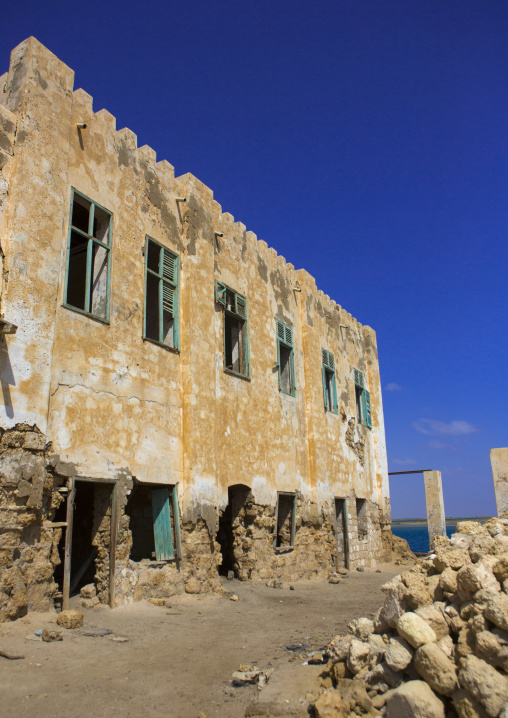Sudan, Port Sudan, Suakin, ruined ottoman coral buildings