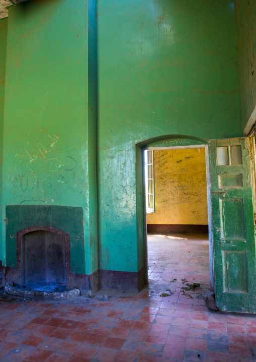 Sudan, Red Sea Hills, Erkowit, old english house