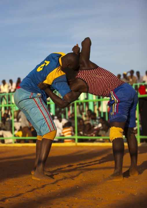 Sudan, Khartoum State, Khartoum, nuba wrestlers