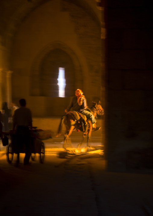 Horseman At Bab Qennesrine, Aleppo, Aleppo Governorate, Syria