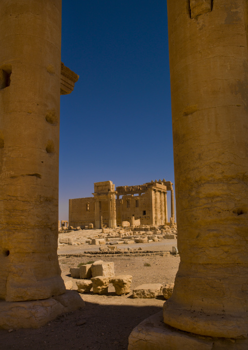 Temple Of Bel In The Ancient Roman City, Palmyra, Syrian Desert, Syria