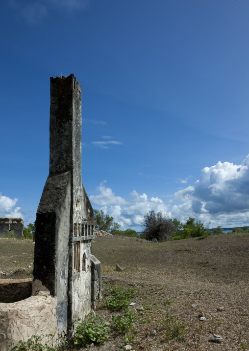 Tomb in the mkumbuu ancient town, Pemba, Tanzania