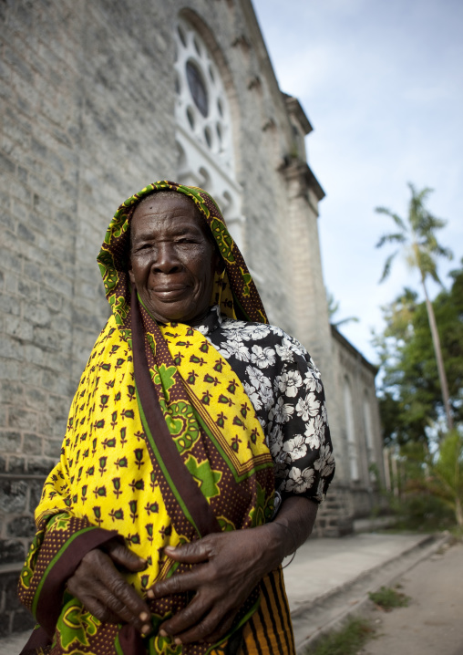 Margarita, Christian old woman, Bagamoyo, Tanzania