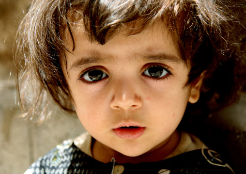 Portrait Of A Little Girl, Sanaa, Yemen