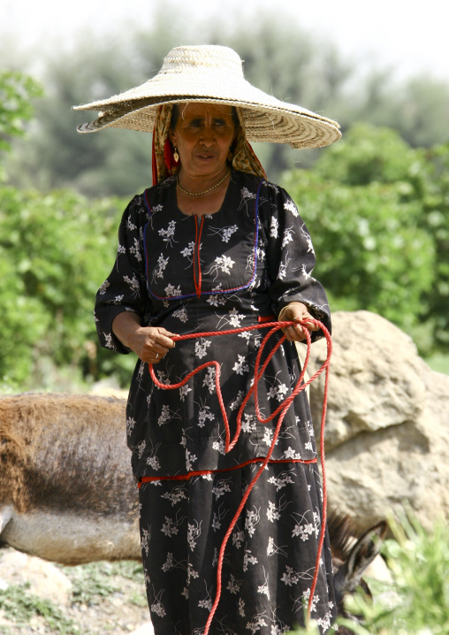 Yemeni Old Woman From Jebel Saber Wearing Two Hats, Taiz, Yemen