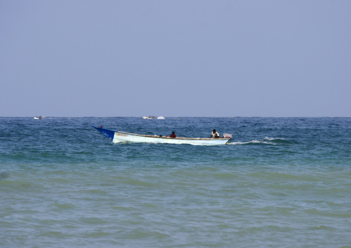Boat Sailing On The Red Sea, Al Khukaha, Yemen