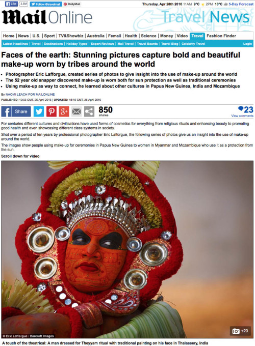 Daily Mail -  Faces of the earth