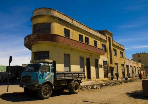 Old italian building, Central Region, Asmara, Eritrea
