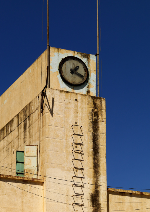 Old italian factory clock, Central Region, Asmara, Eritrea