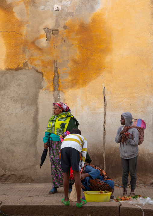 Eritrean people in the street, Central region, Asmara, Eritrea