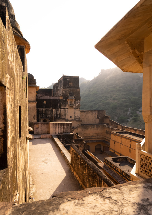 Amber Fort rampart, Rajasthan, Amer, India