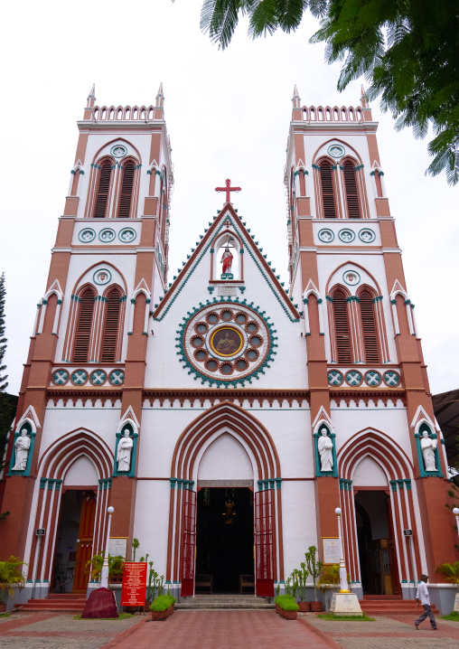 The Basilica of the Sacred Heart of Jesus, Puducherry, Pondicherry, India