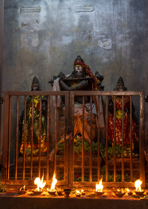 Gods statutes in Sri Ranganathaswamy Temple, Tamil Nadu, Tiruchirappalli, India
