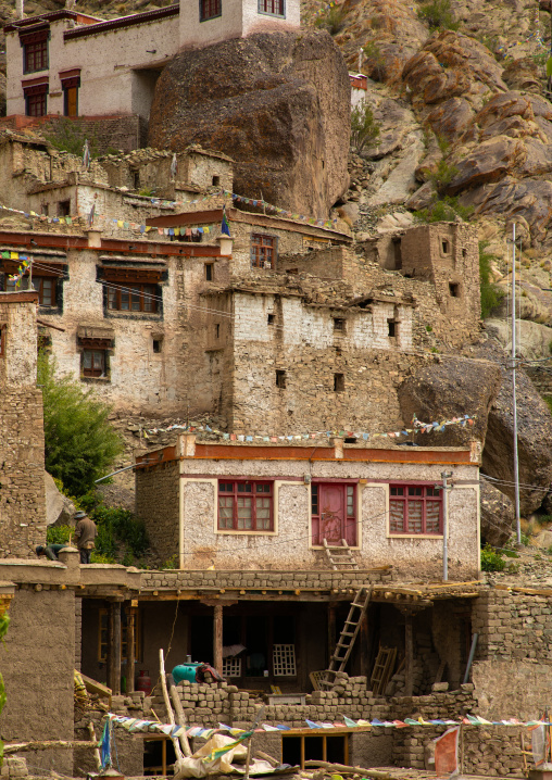Hemis monastery houses, Ladakh, Hemis, India