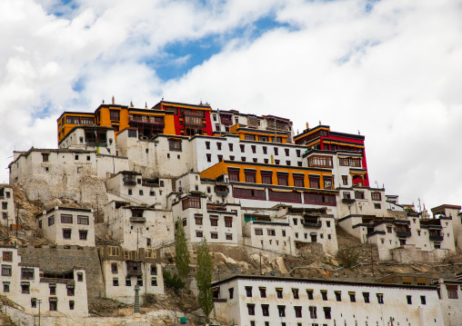 Thiksey monastery noted for its resemblance to the Potala Palace, Ladakh, Thiksey, India