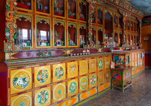 Thiksey monastery temple, Ladakh, Thiksey, India