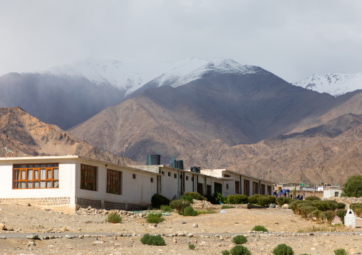Tibetan SOS children village dormitories, Ladakh, Leh, India