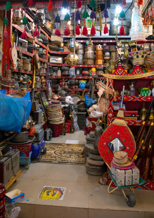 Souvenirs shop in the souq, Riyadh Province, Riyadh, Saudi Arabia