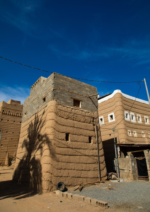 Traditional old mud houses, Najran Province, Najran, Saudi Arabia