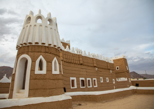 Emarah palace minaret in Aba Alsaud historical area, Najran Province, Najran, Saudi Arabia