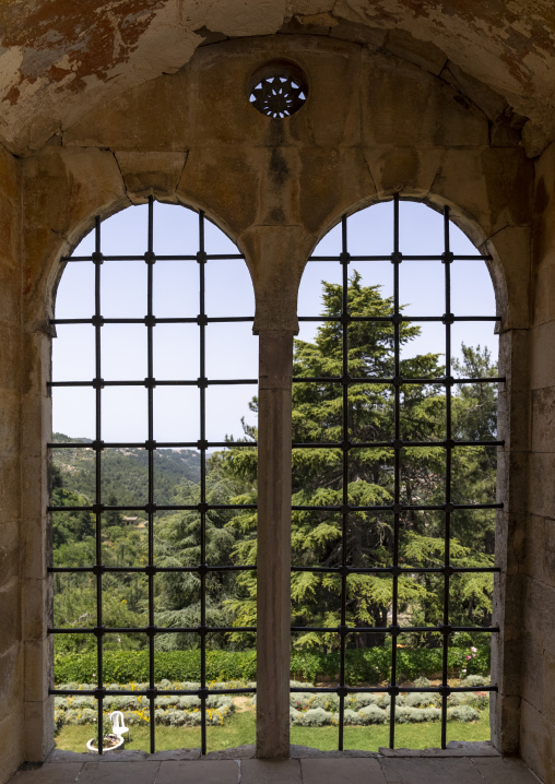Windows in Beiteddine Palace, Mount Lebanon Governorate, Beit ed-Dine, Lebanon