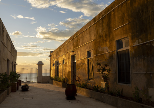 Osmanli villa courtyard, Nampula Province, Island of Mozambique, Mozambique