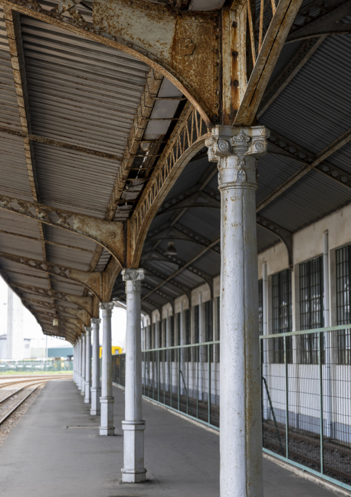 Railway Station platform, Maputo Province, Maputo, Mozambique