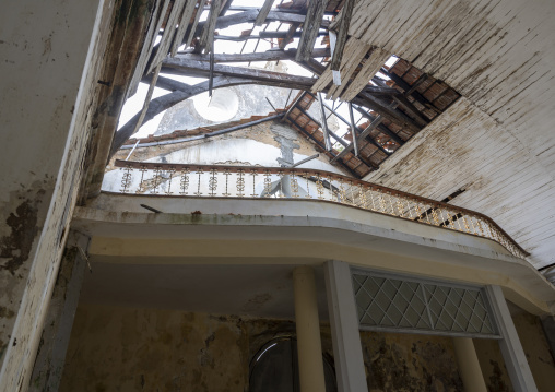 Collapsed roof of the Cathedral of Our Lady of the Immaculate Conception, Inhambane Province, Inhambane, Mozambique