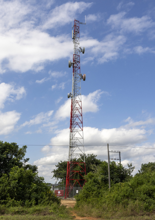 Telecommunications tower, Inhambane Province, Vilankulo, Mozambique