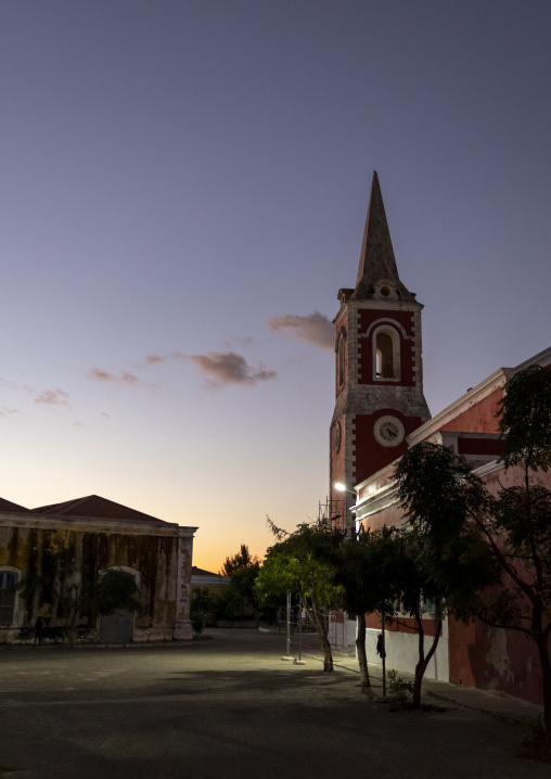 Palacio De Sao Paulo at dusk, Nampula Province, Island of Mozambique, Mozambique