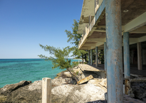 Abandoned Grand Hotel, Bazaruto archipelago, Santa Carolina island, Mozambique
