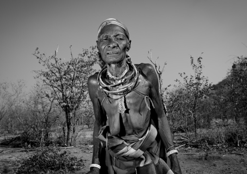 Mudimba Old Woman, Village Of Combelo, Angola