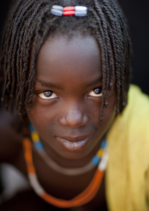 Mudimba Girl, Village Of Combelo, Angola