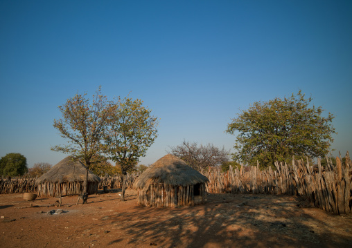 Mahine, A Village Of The Mucawana Tribe, Angola