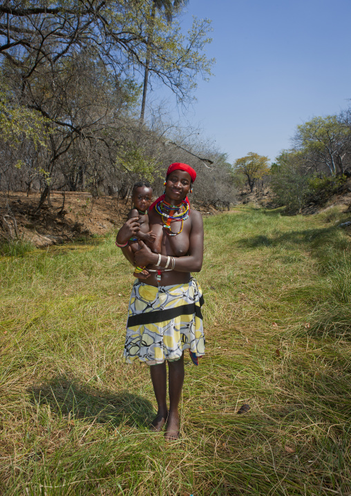 Mudimba Woman With Her Baby, Angola